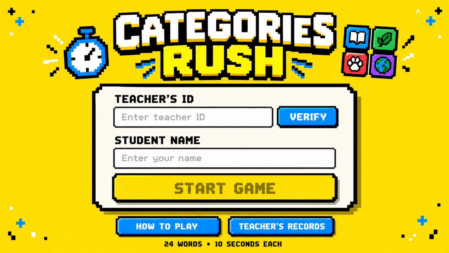 CATEGORIES RUSH